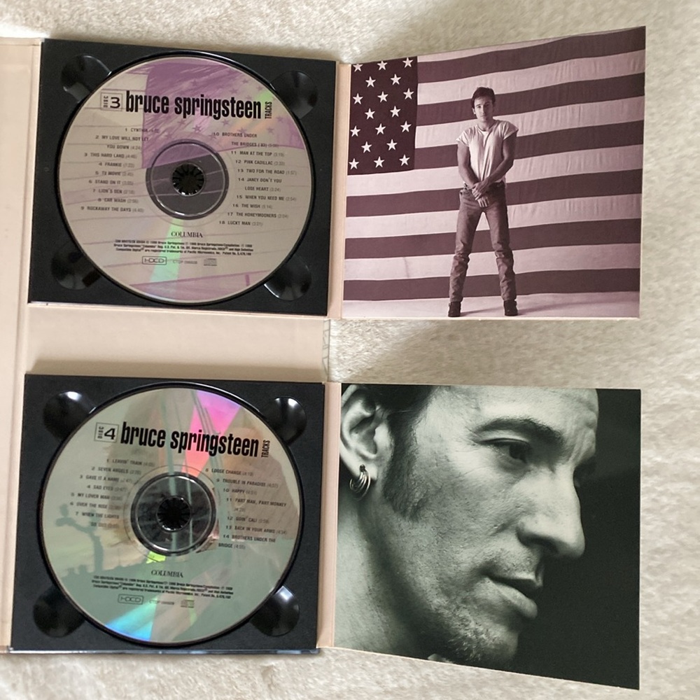 1998 Bruce Springsteen Tracks 4 Music CD Box Set - Picture 8 of 16